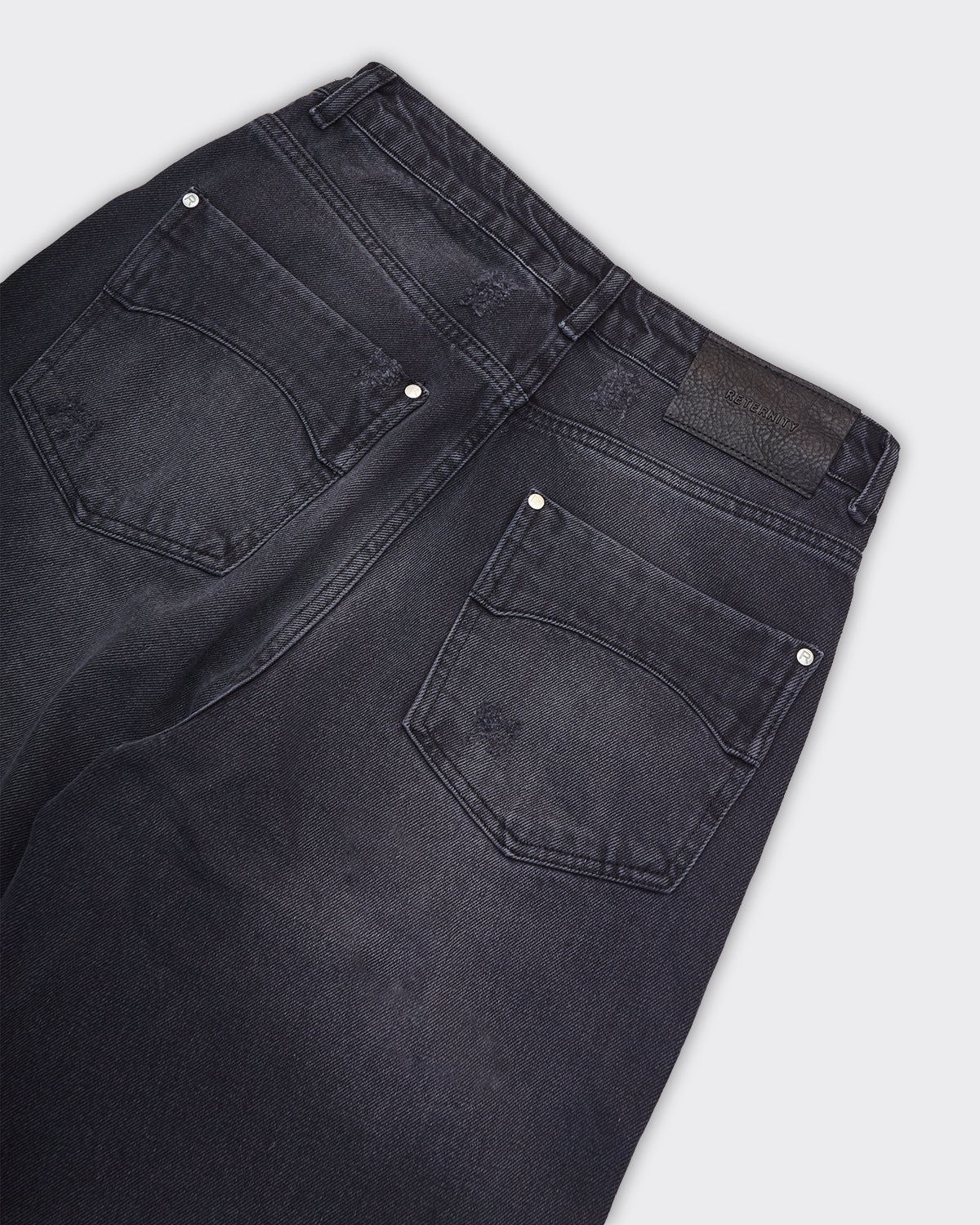 Jeans Essential Baggy Denim Washed Black