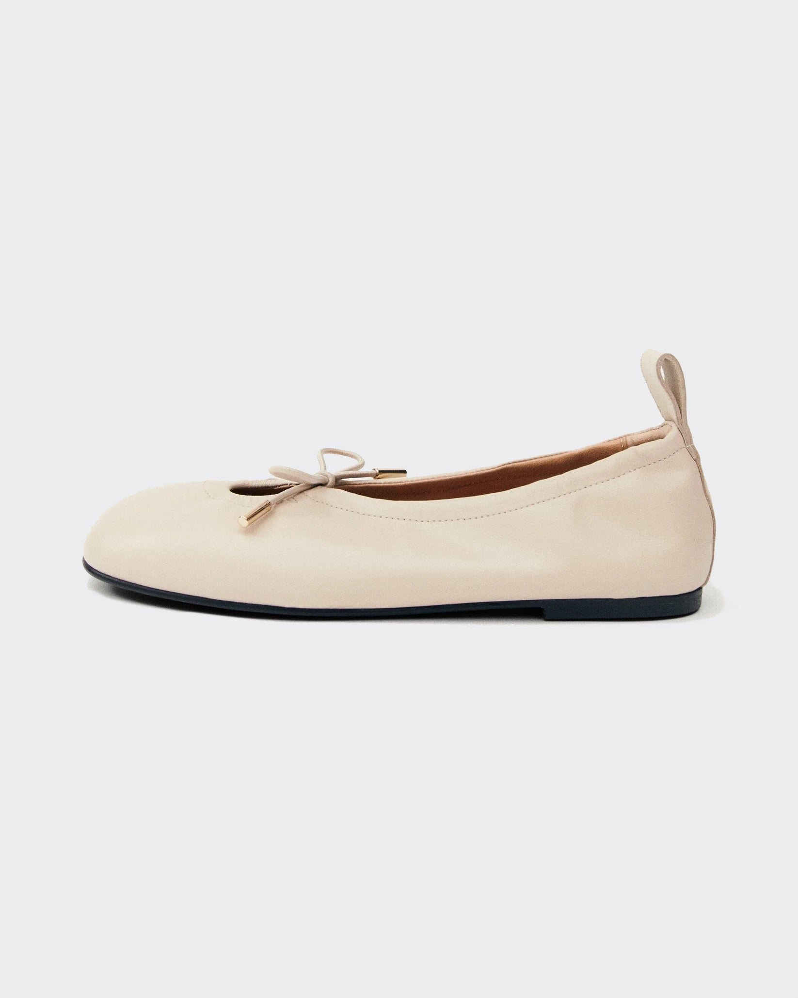 Ballerine Rosalind Leather Cream