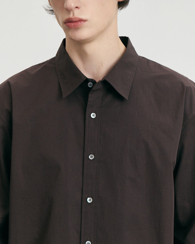 Camicia Cotton Marrone