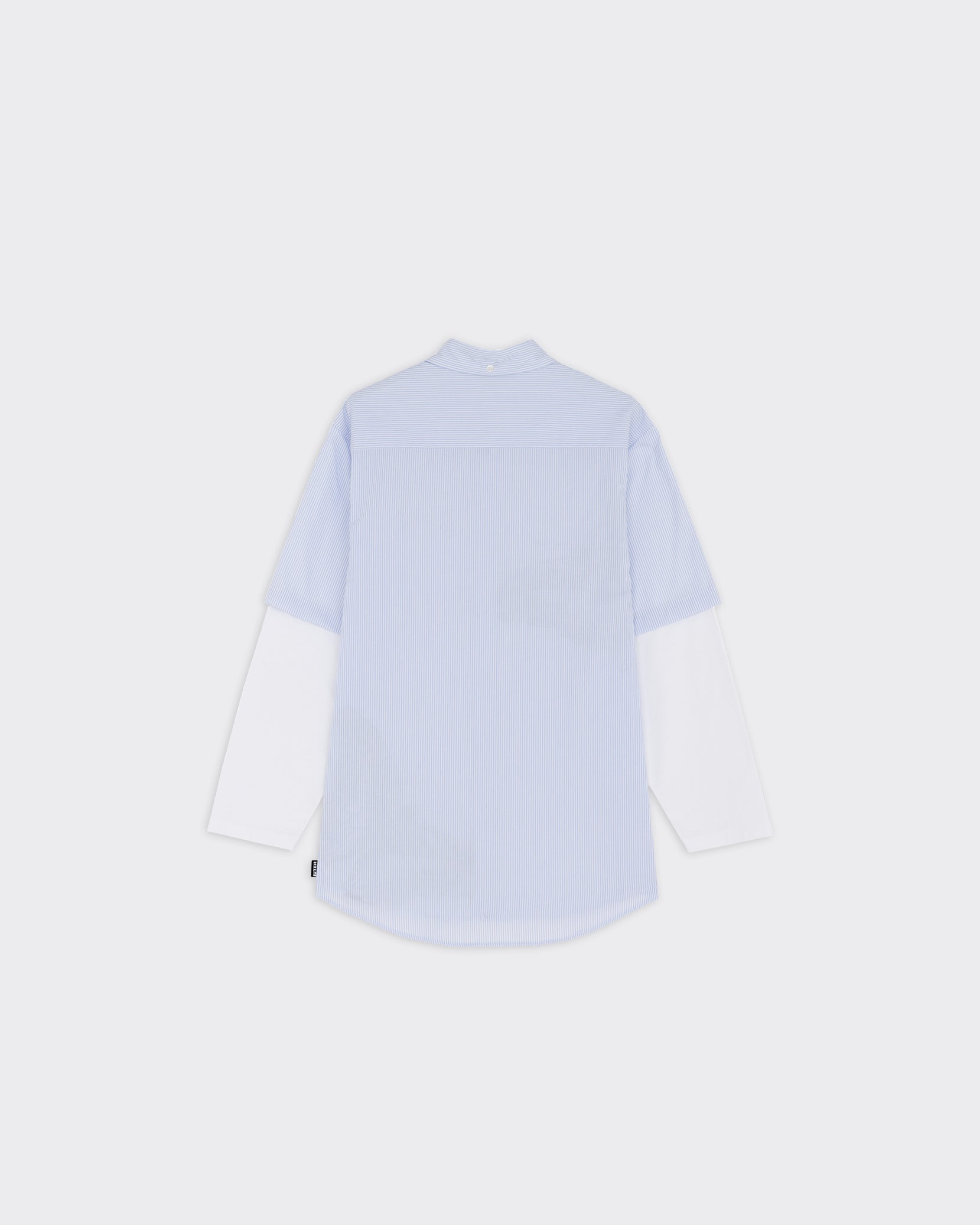 Camicia Double Butterfly Stripes Light Blue