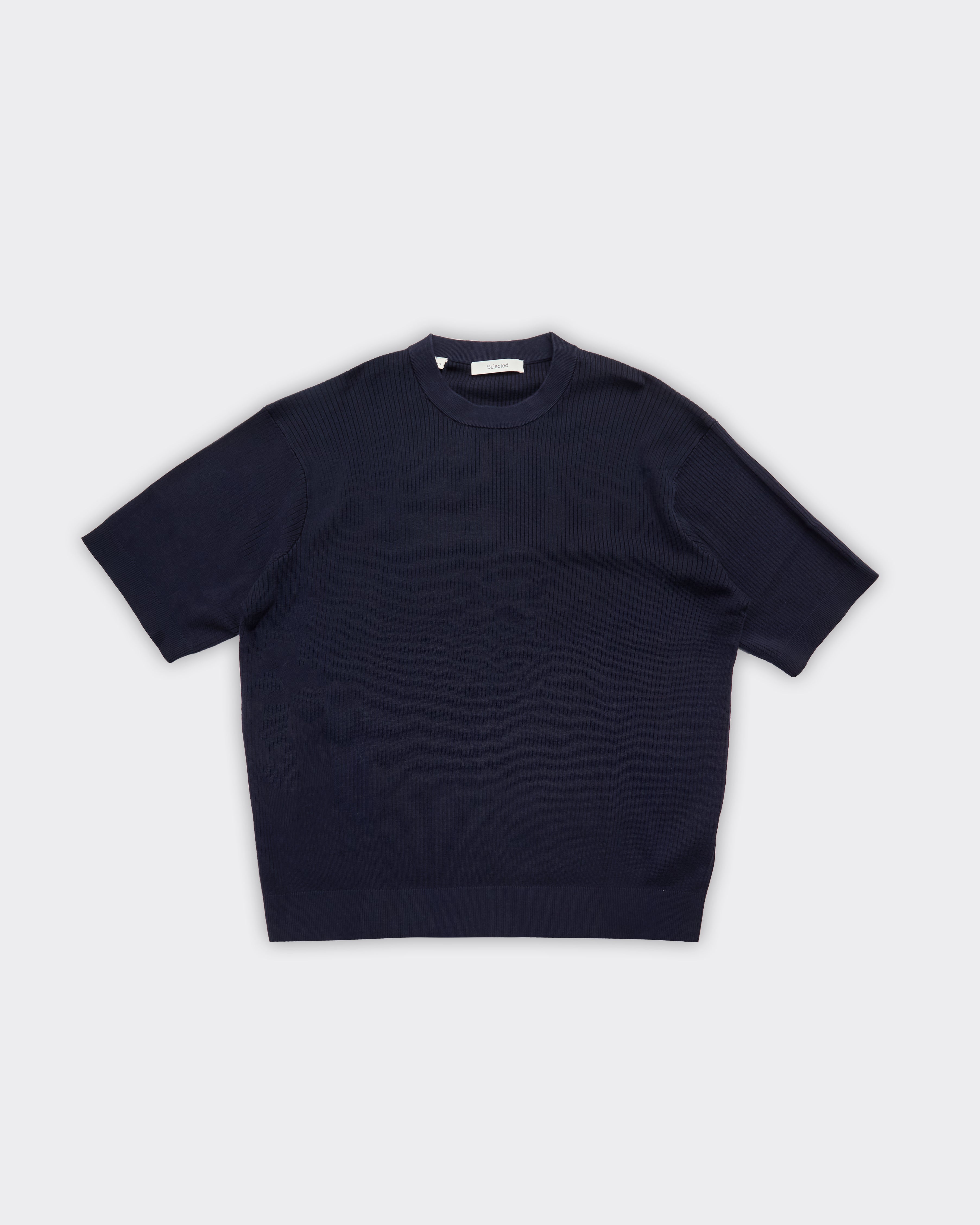 T-Shirt Mattis Plaited Relaxed Sky Captain