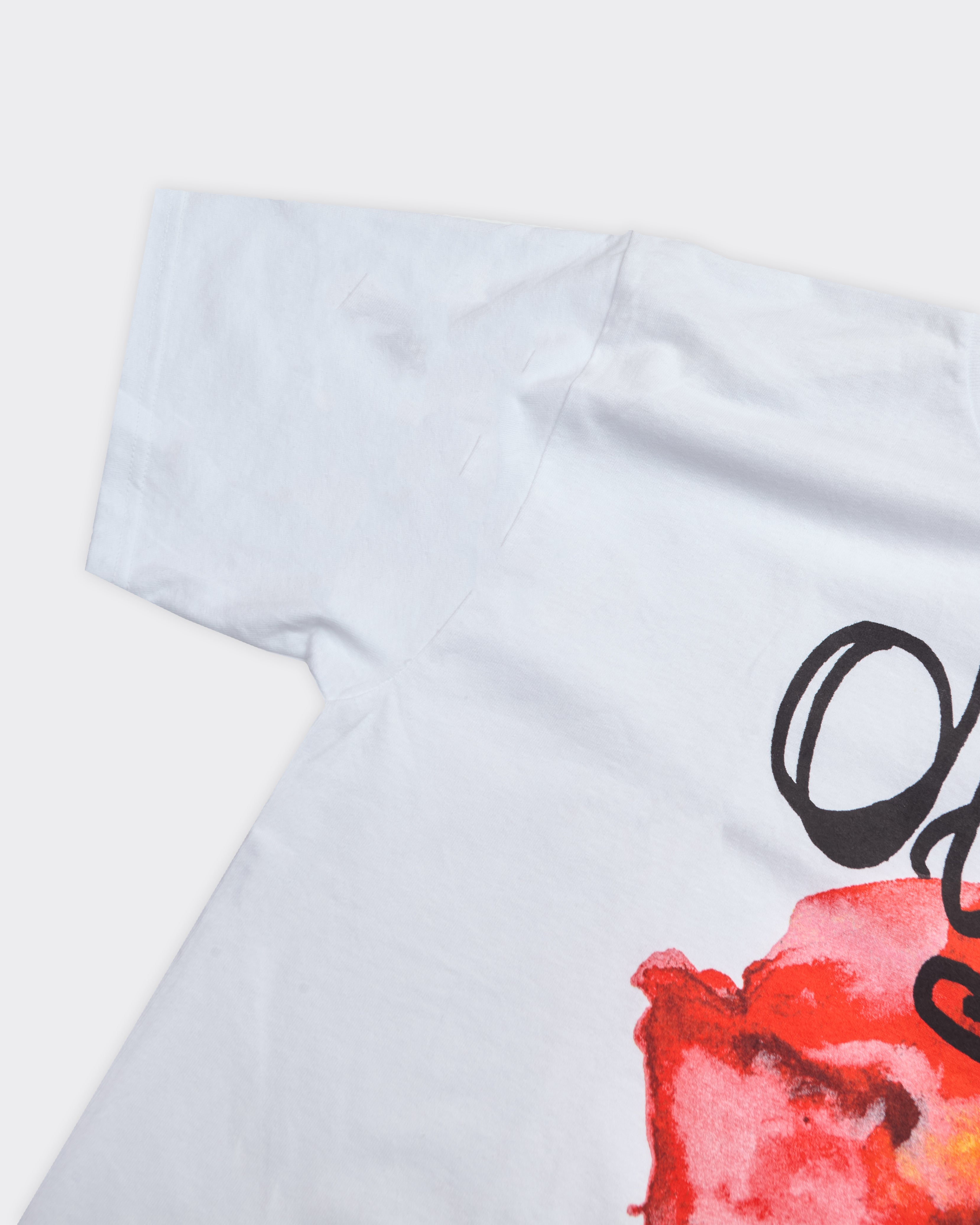 T-Shirt Watercolor Poppy Bianca