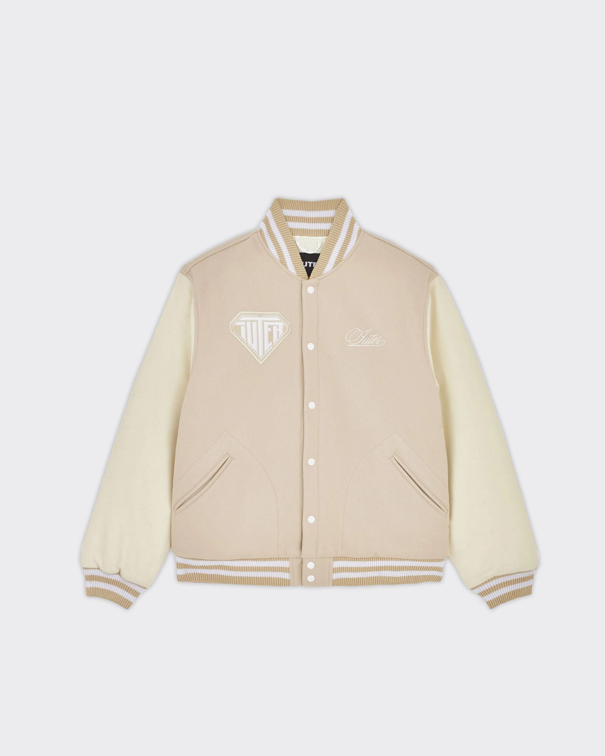 Giacca FAMILY VARSITY DUSTY WHITE