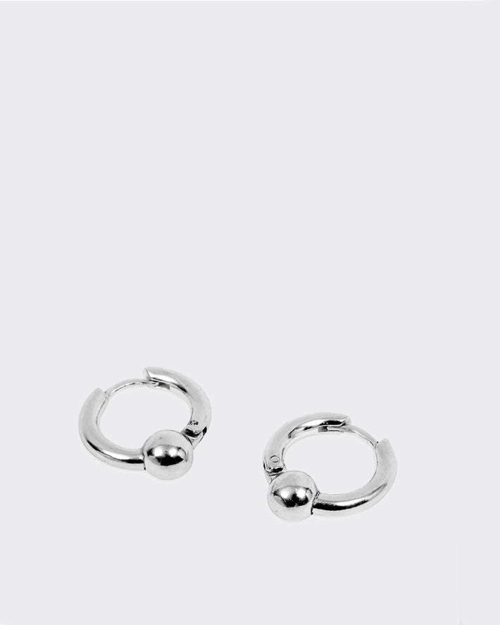 1 Ball Earrings Argento