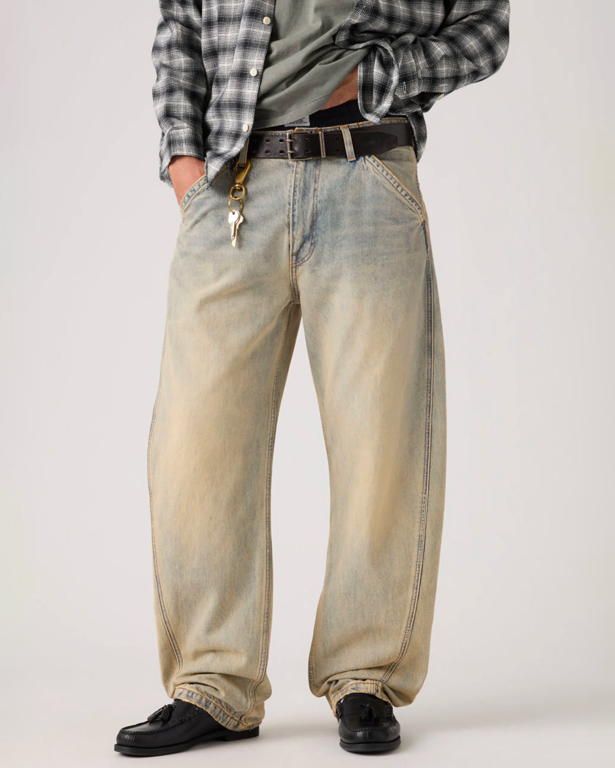 Jeans Baggy Barrel My Tinted Journey Med Indigo