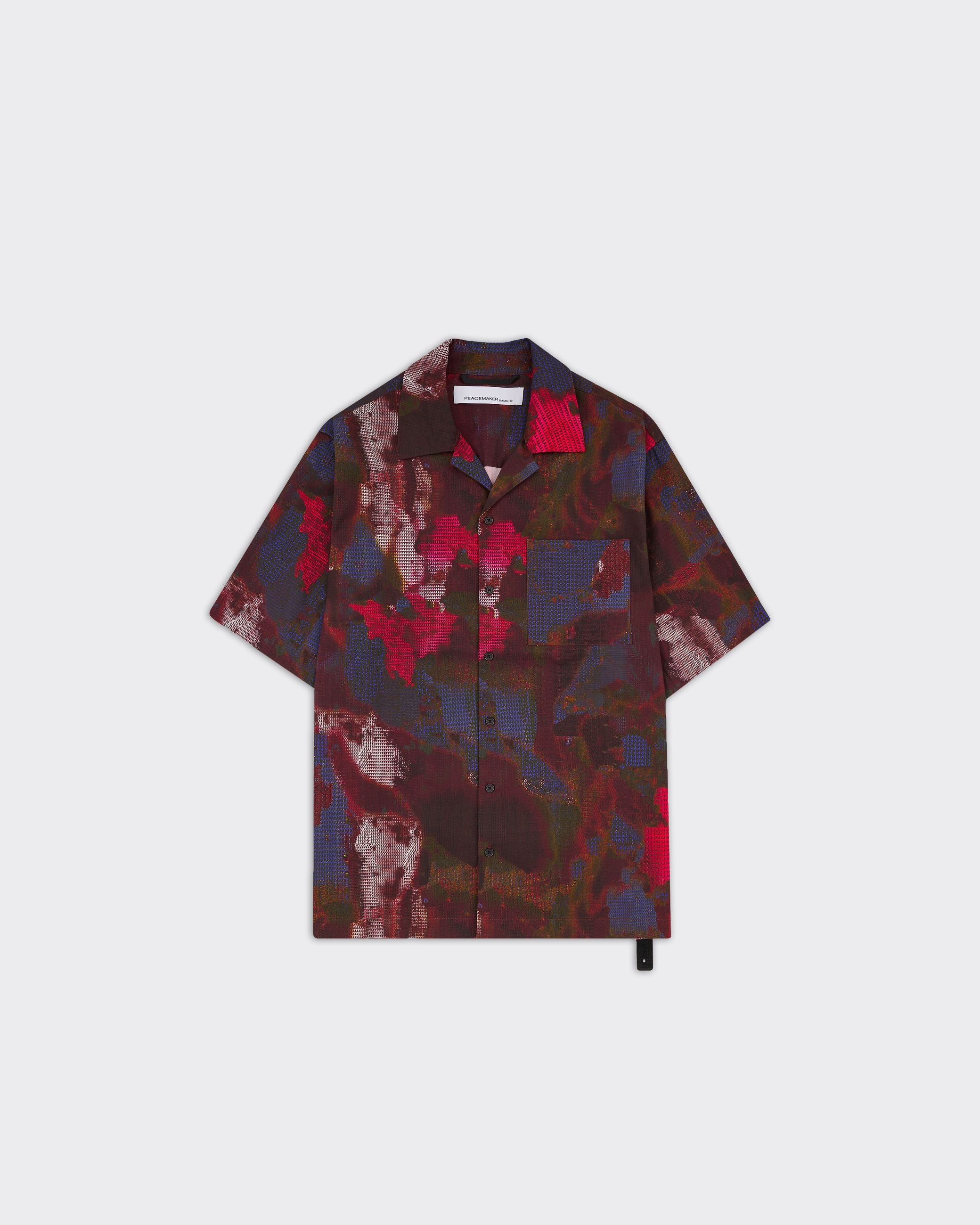 Camicia SS Boxy Aop Bloom