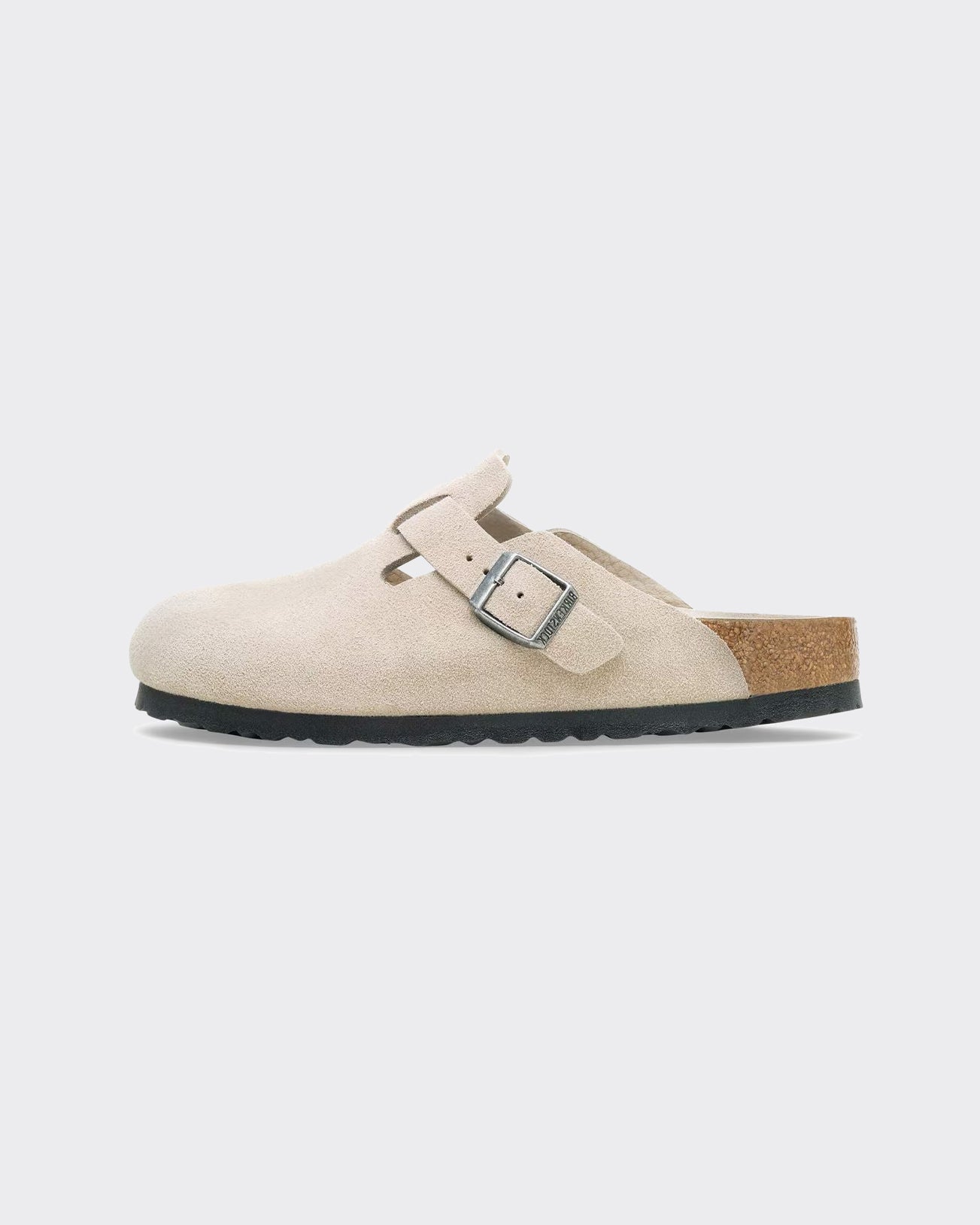 Ciabatte Boston Suede Leather Oyster