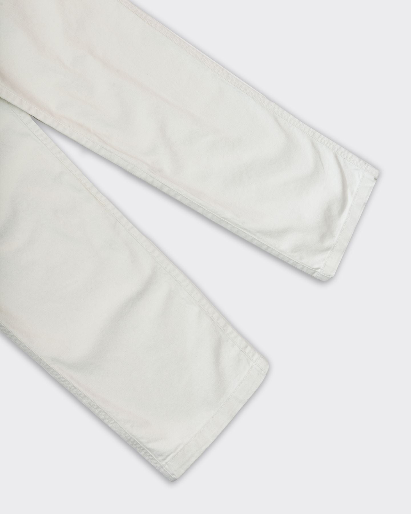 Pantalone Straight Hem Bianco