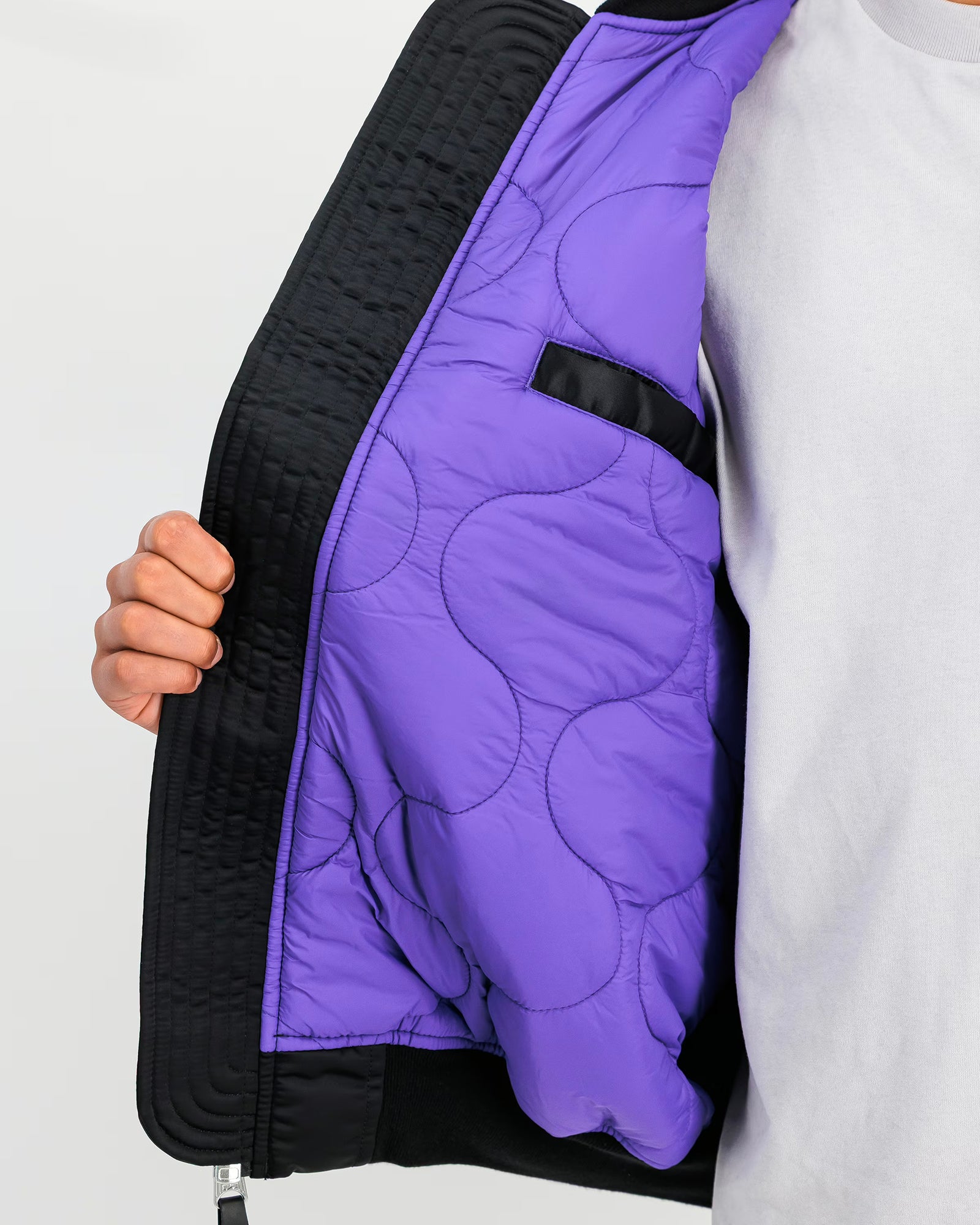Bomber MA-1 Ultra Violet Nero
