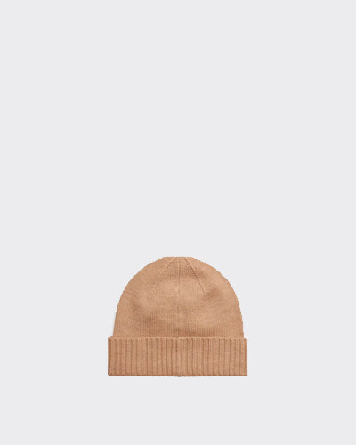 Berretto Di Lana Camel Melange