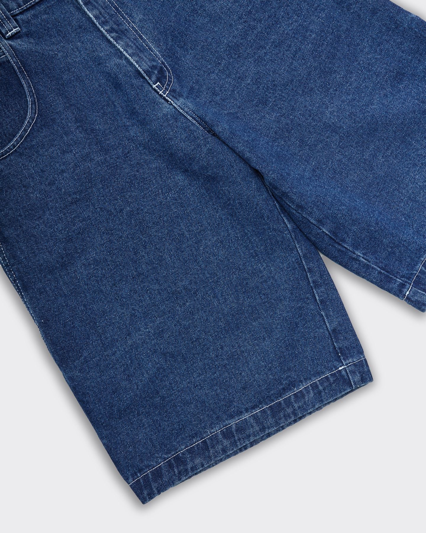 Jeans Shorts Baggy Blu