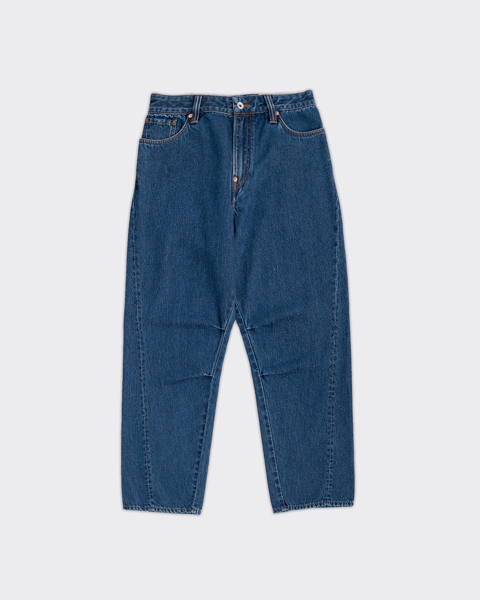 Jeans 3D Painted Seagull Denim Indigo