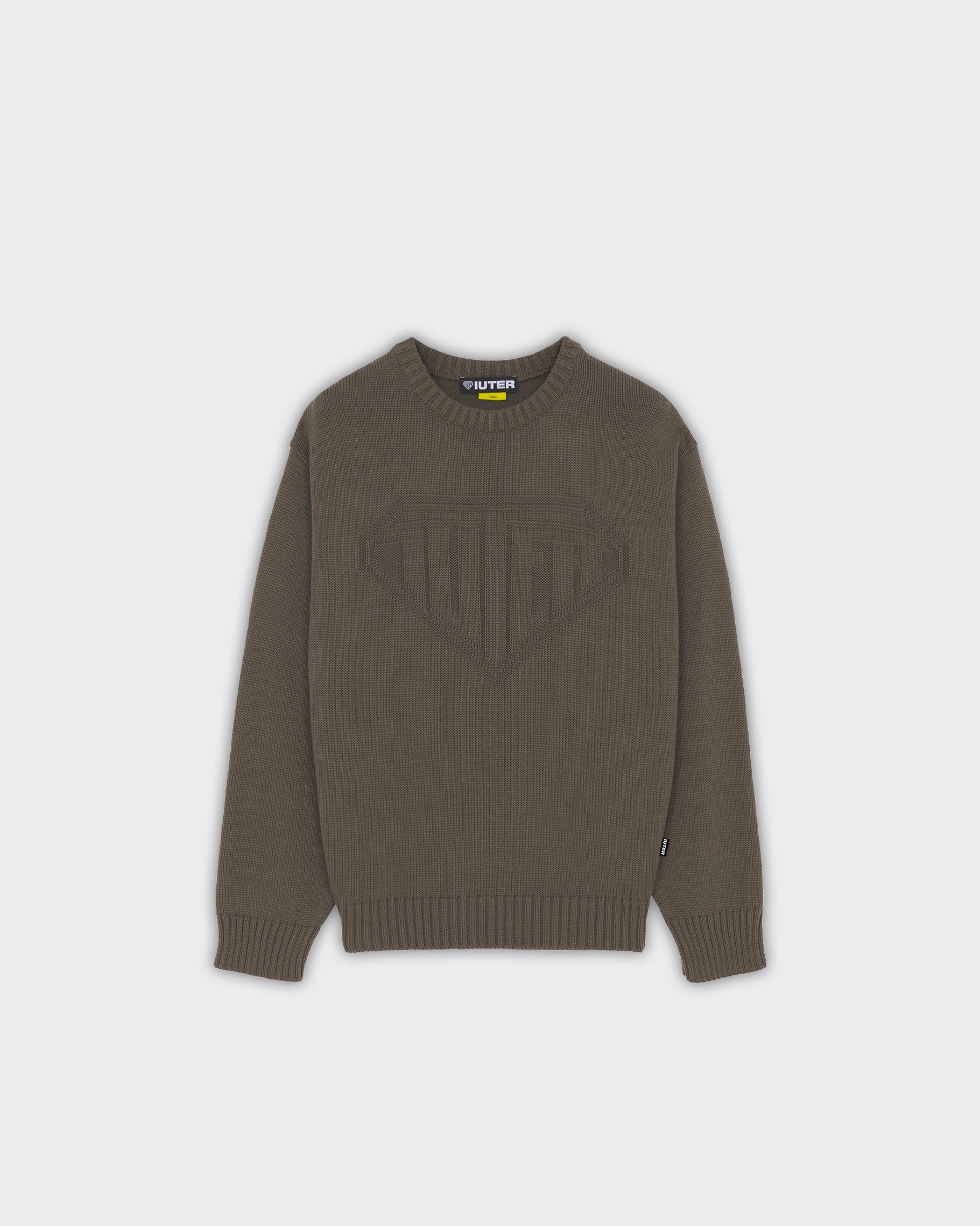Maglione Knit Links Logo Marrone