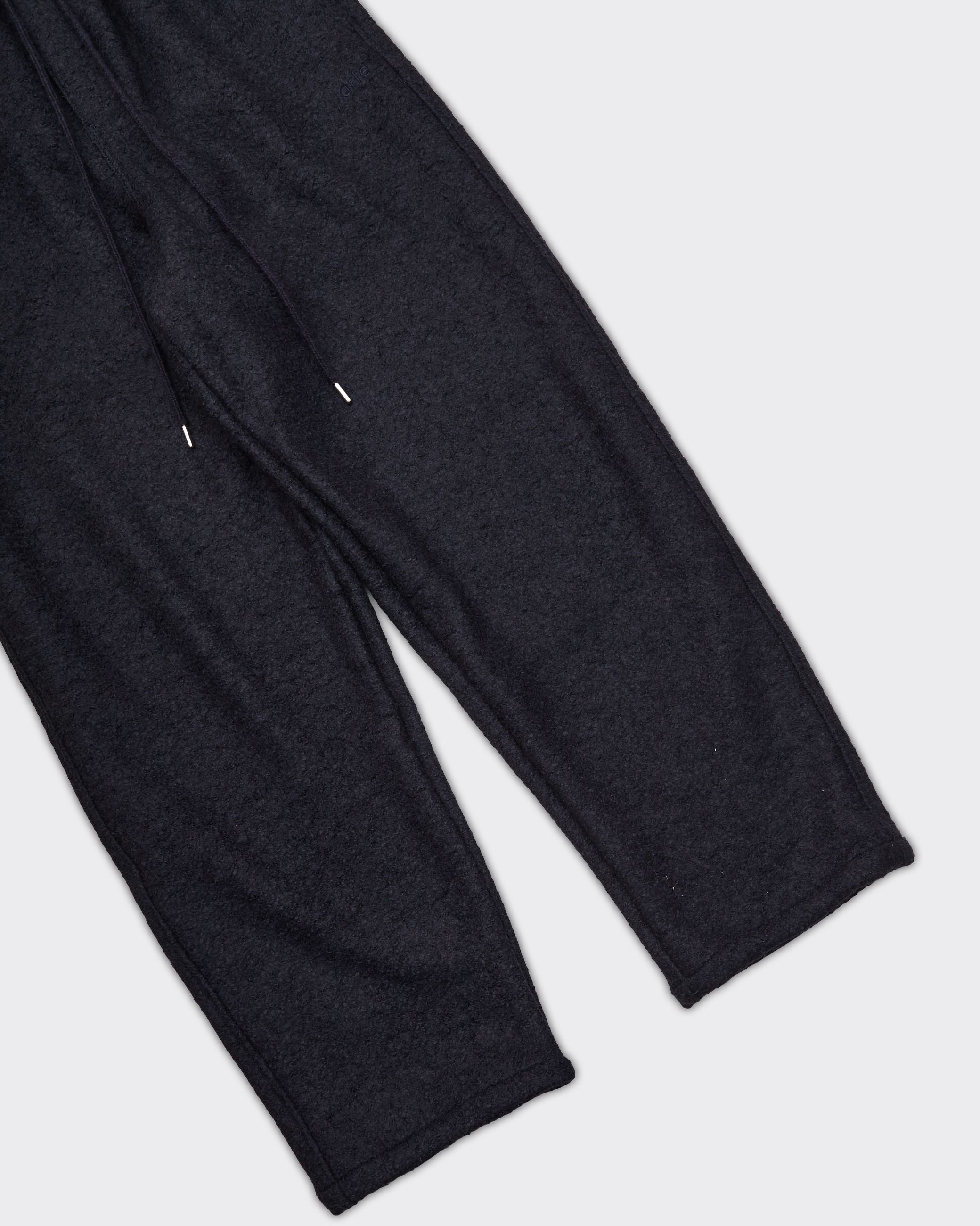 Boiled Wool Pants Navy