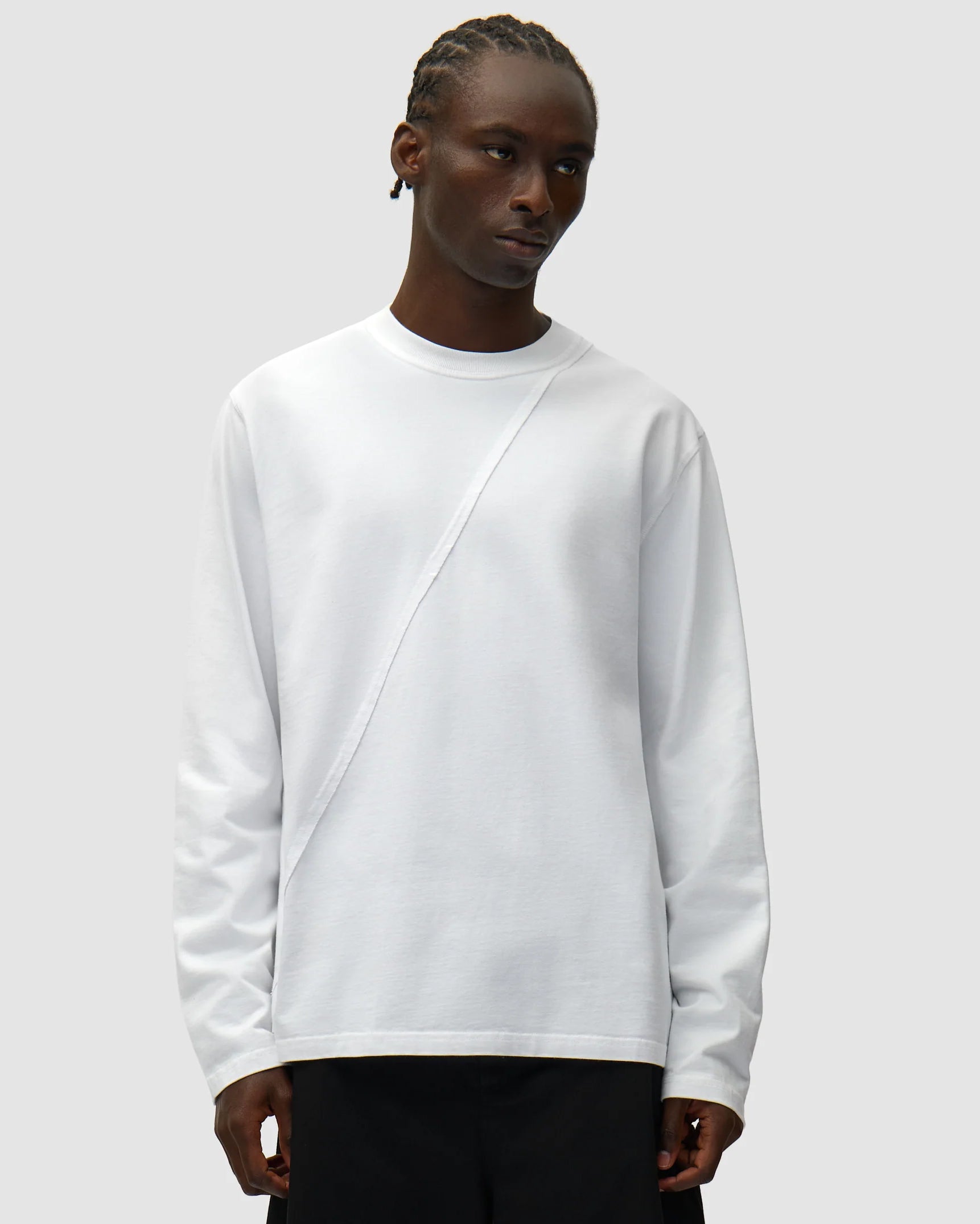 Longsleeve Back Circle Logo Bianca