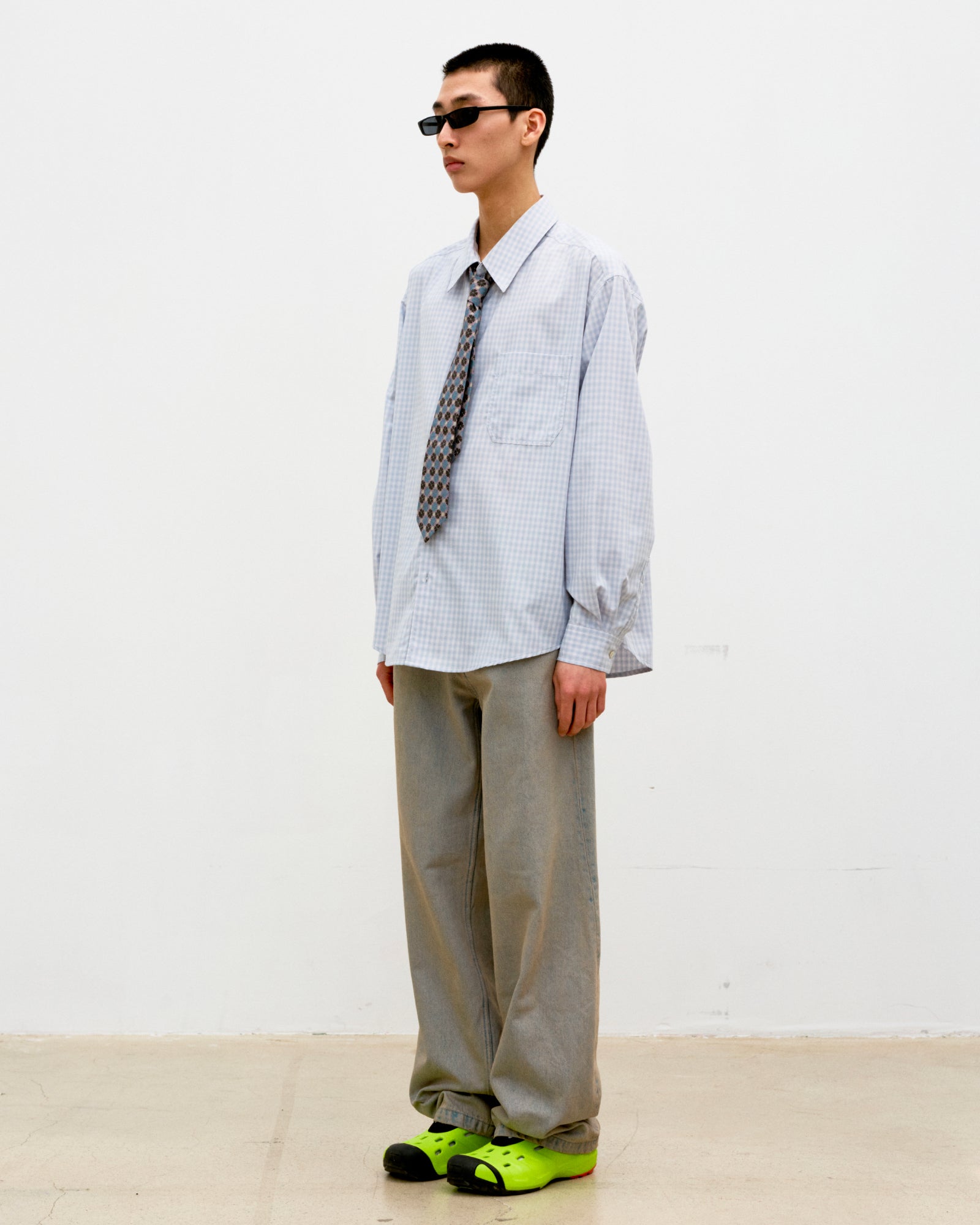 Jeans Back Side Tinted Two Tone Beige