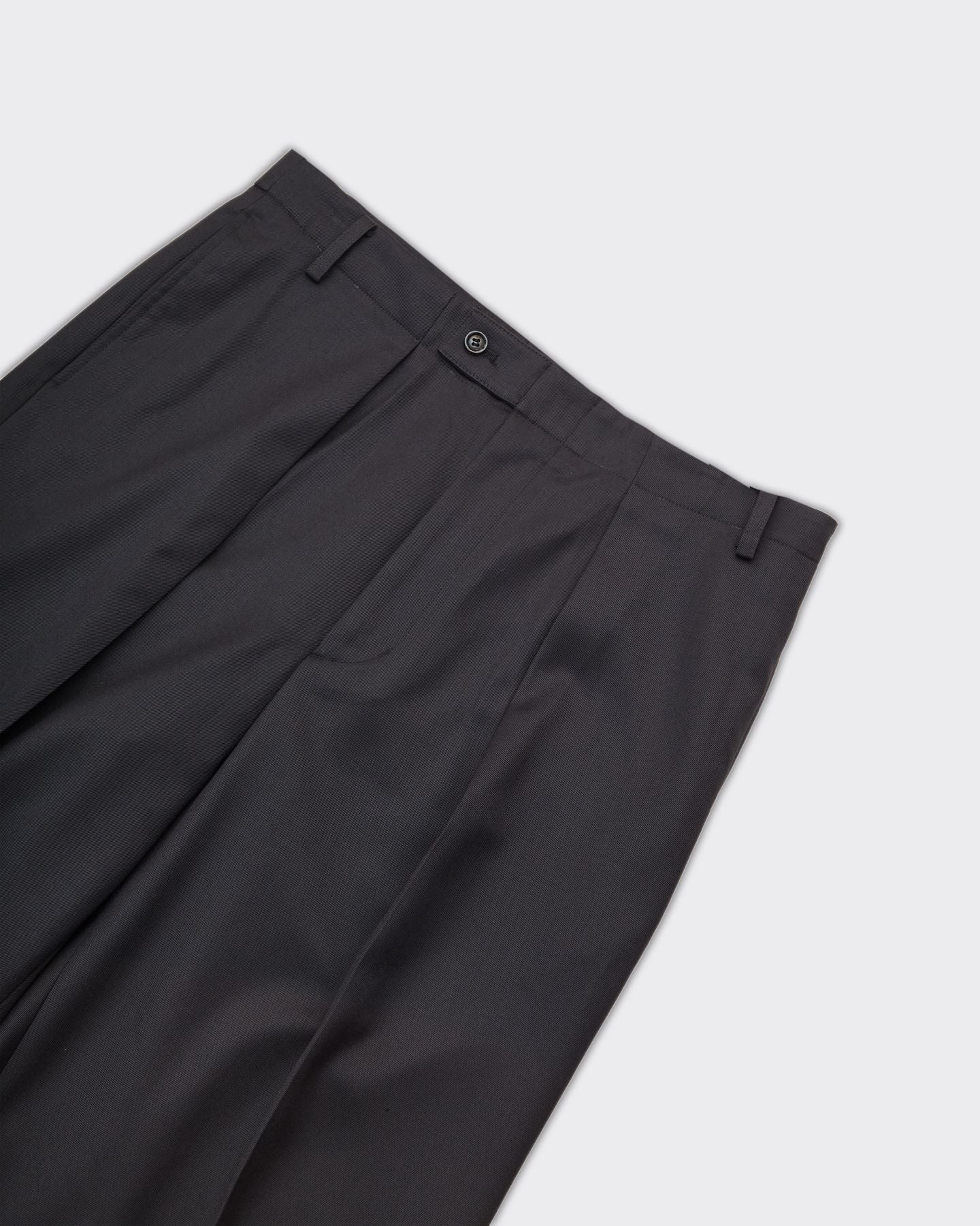 Pantalone WOOL TWILL PLEATED WIDE Nero