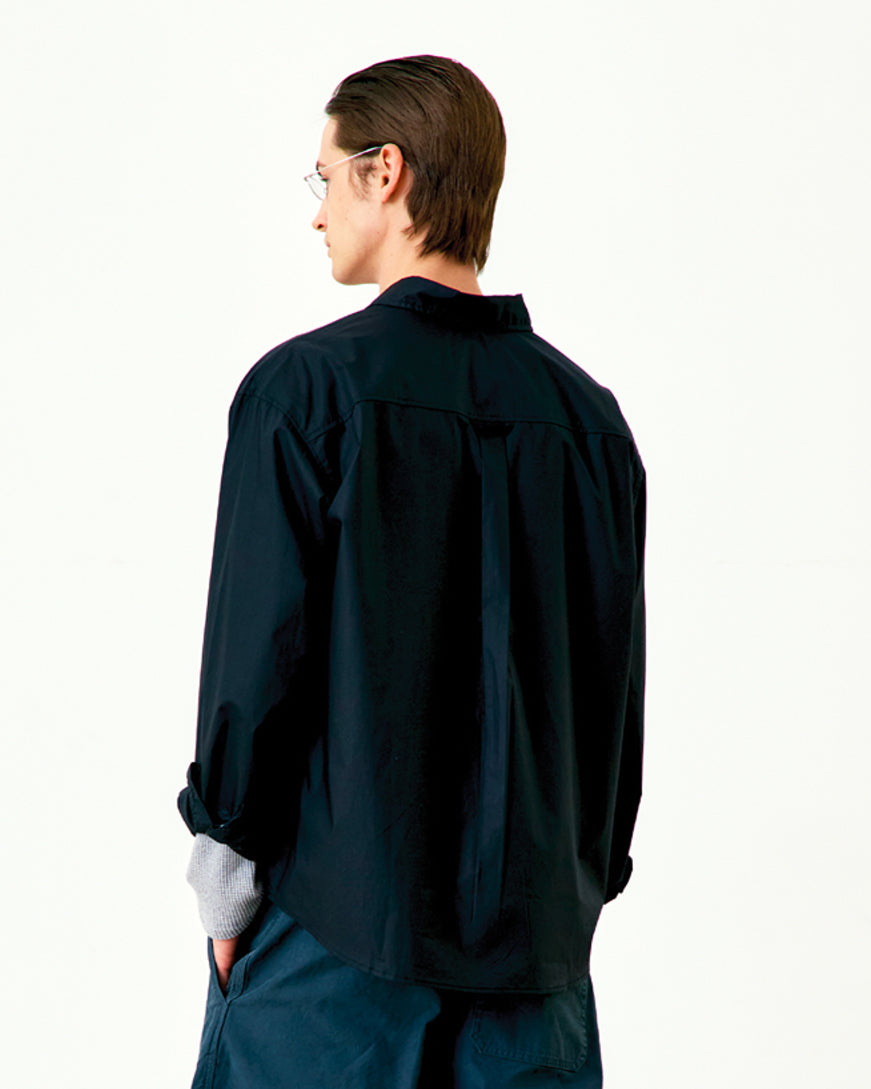 Camicia Paper Cotton Nero