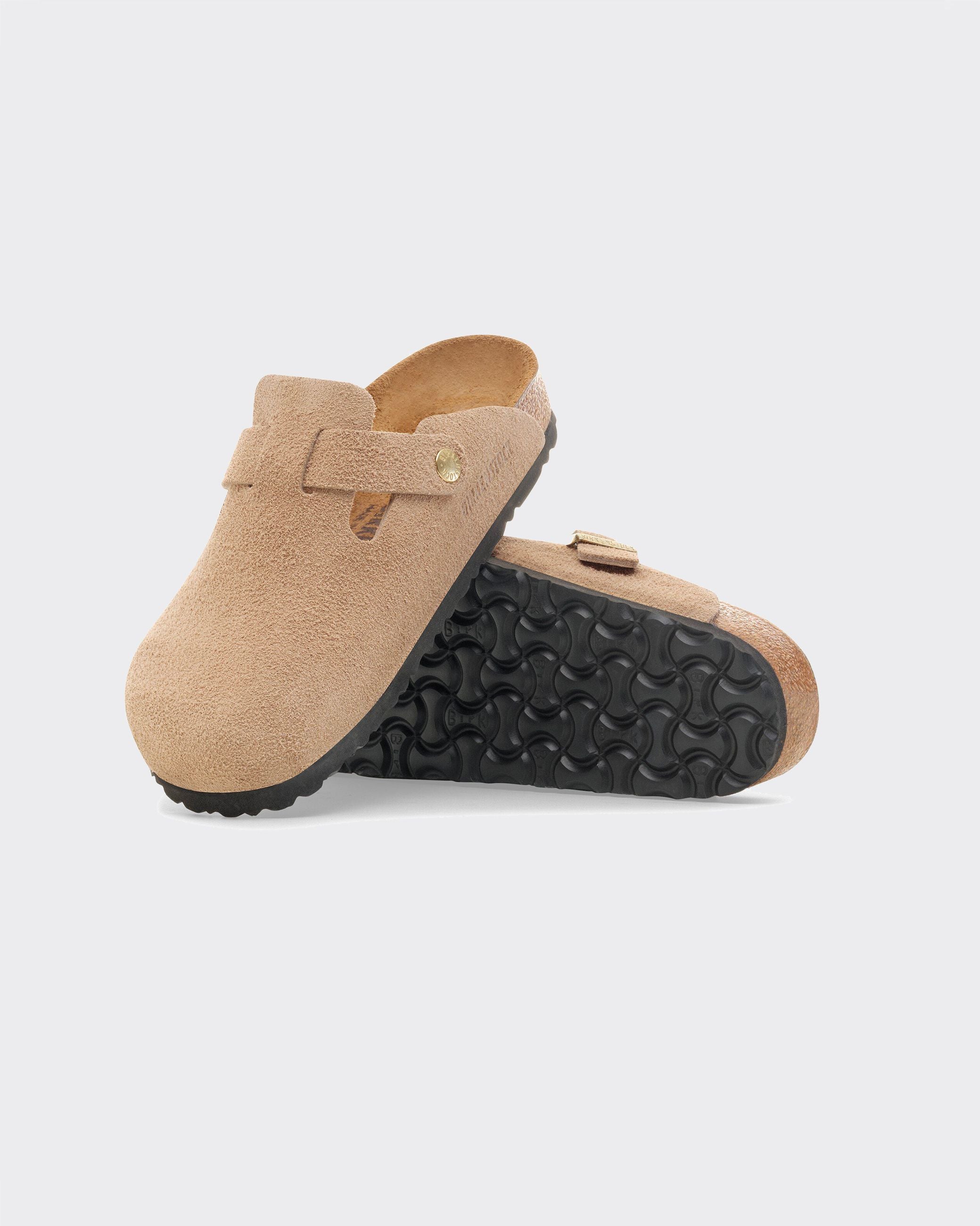 Ciabatta Boston Suede Leather Sandcastle