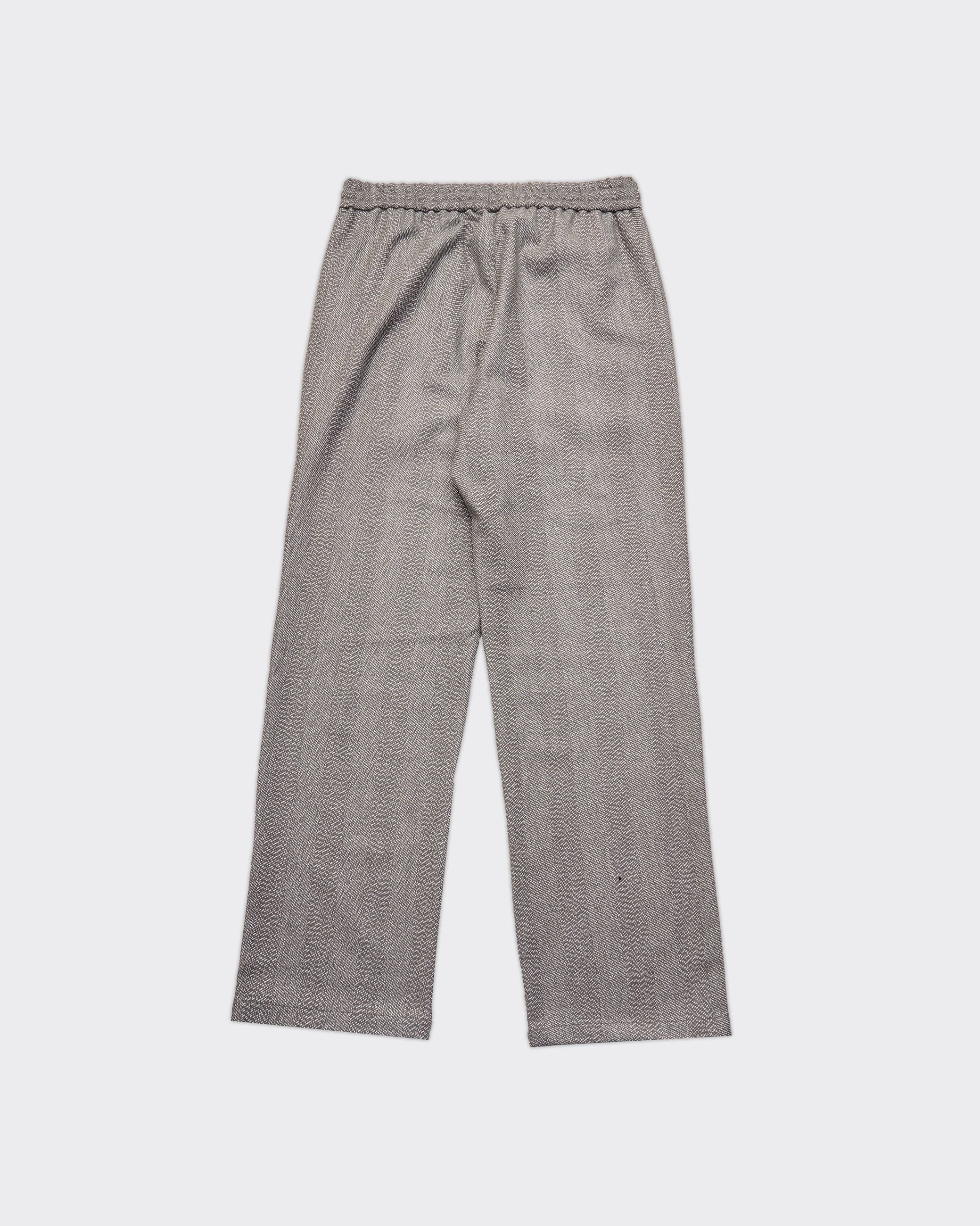 Houston Herringbone Light Grey/Light Desert Sand Trousers