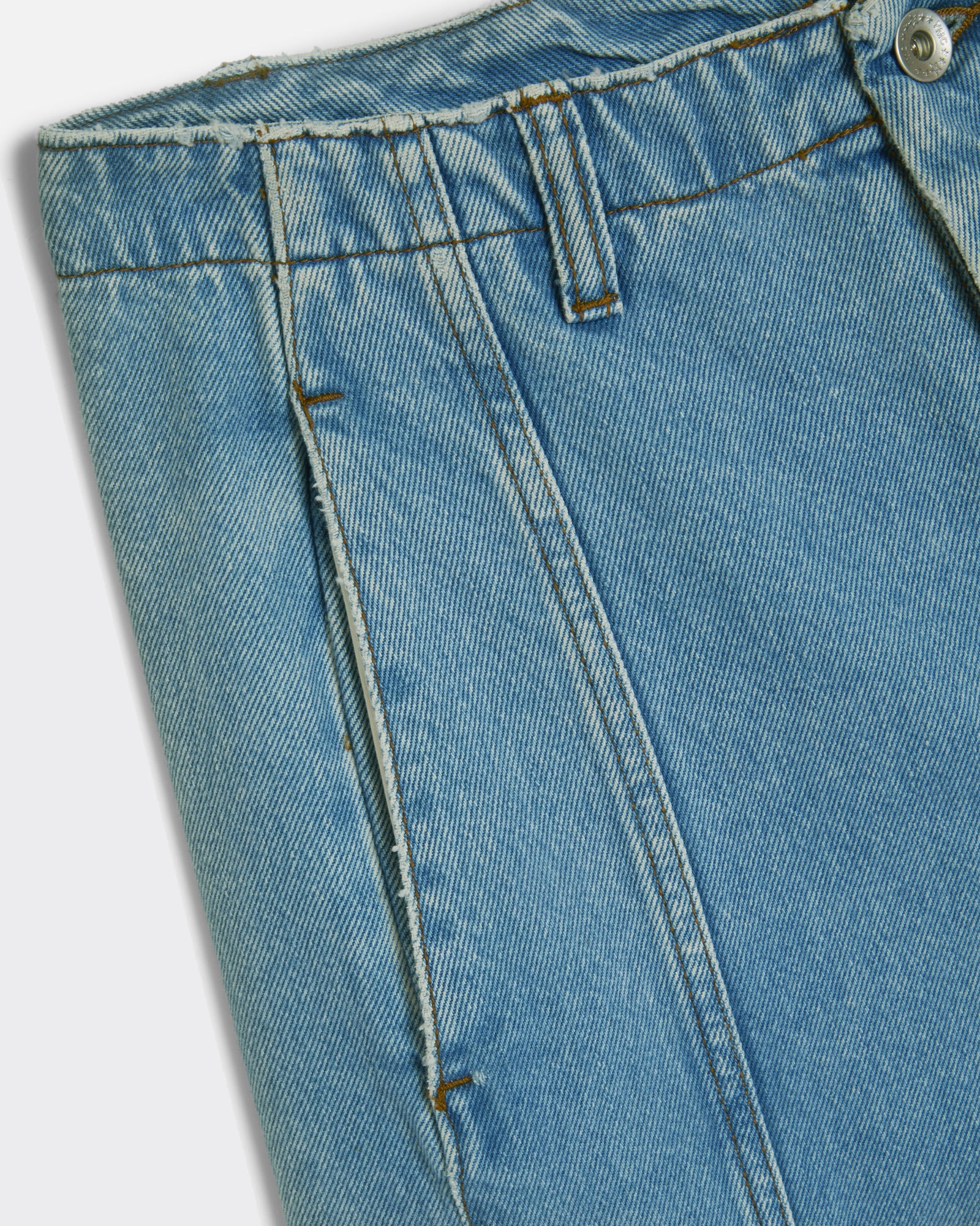 Jeans Displaced Seam Denim Blue