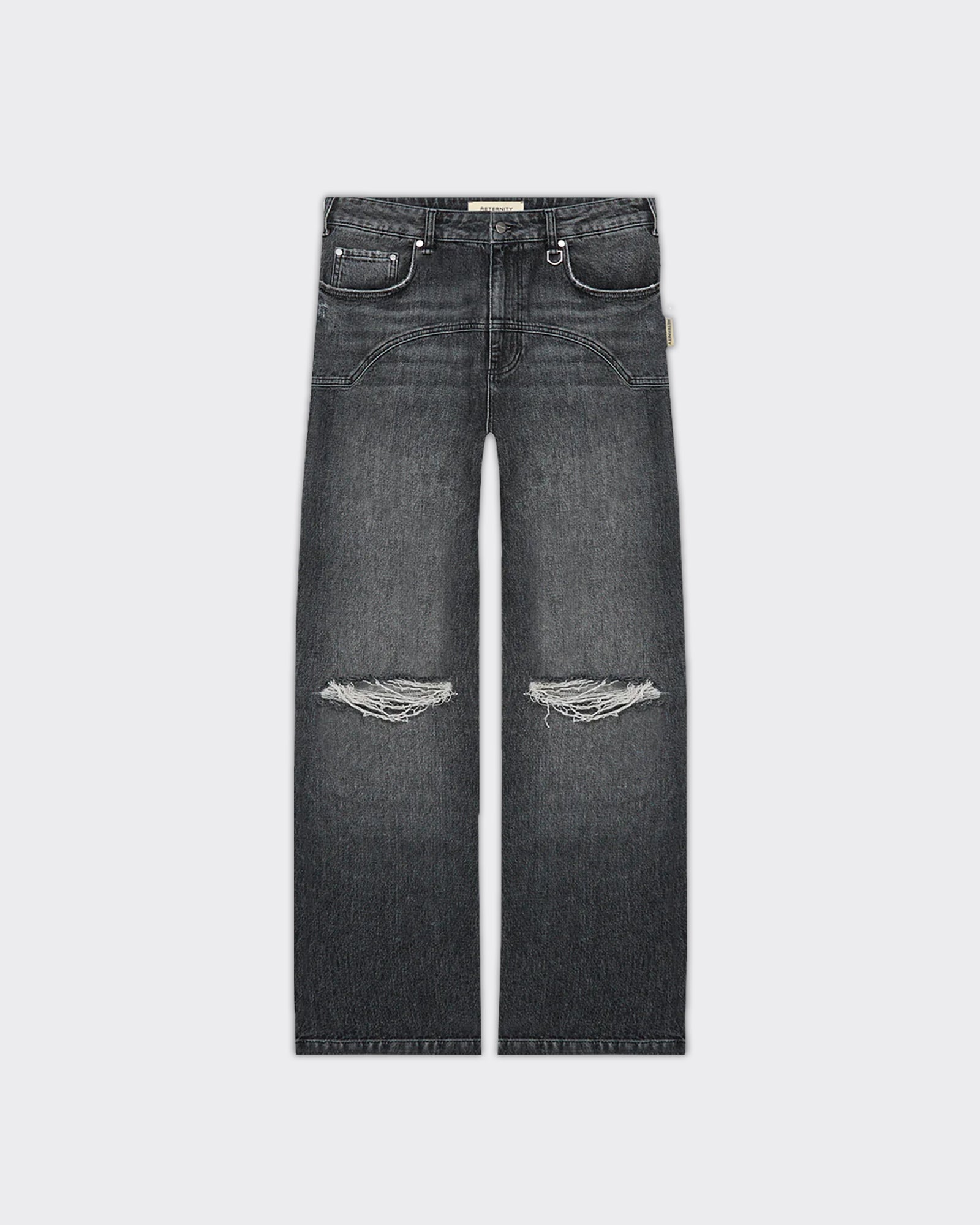 Jeans DESTROYED Denim WASHED GREY