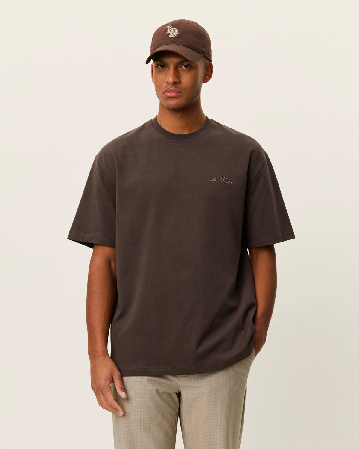 T-Shirt Crew Turkish Coffee Brown