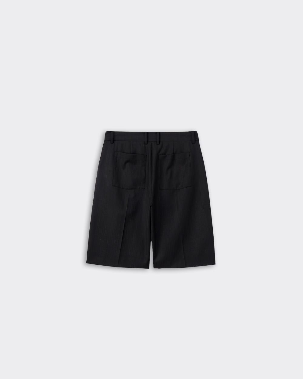 Shorts Bermuda Pleated Neri