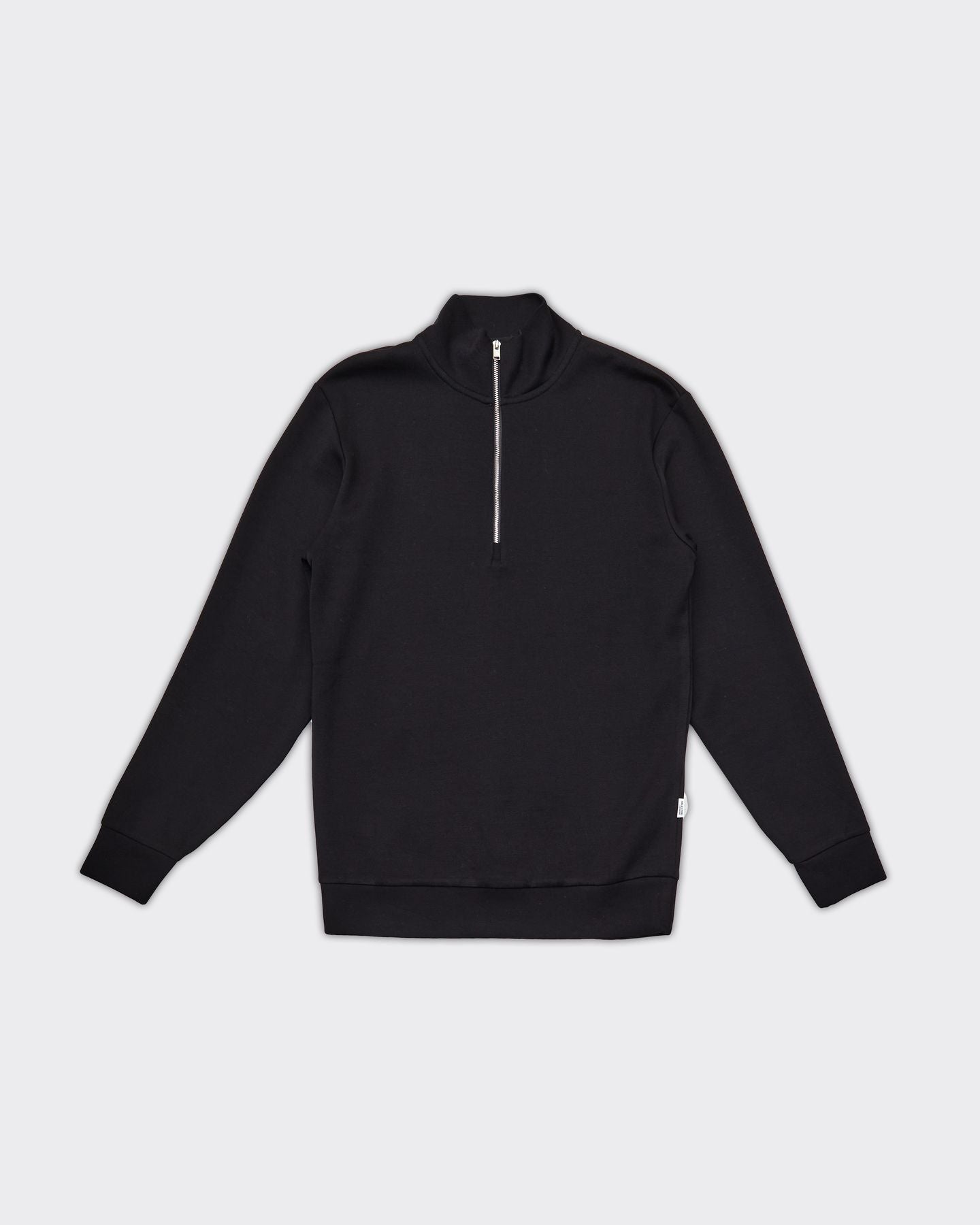 EMANUEL SOFT ZIP HIGHNECK Black