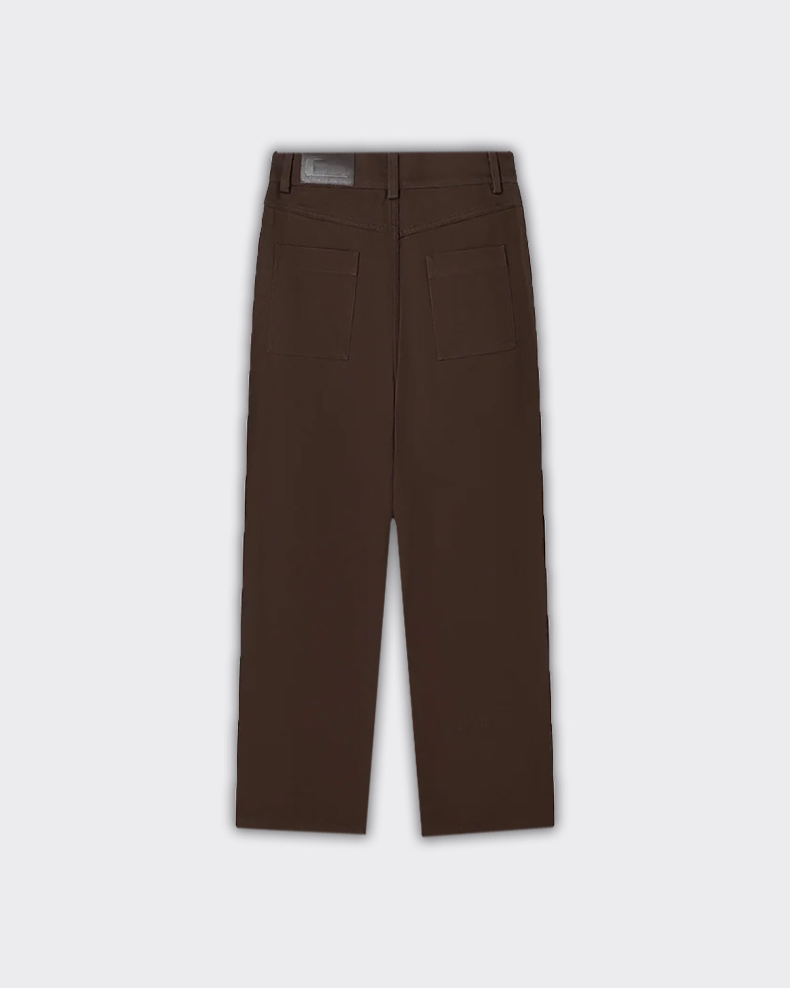 Pantalone Straight Wide Cercs Marrone