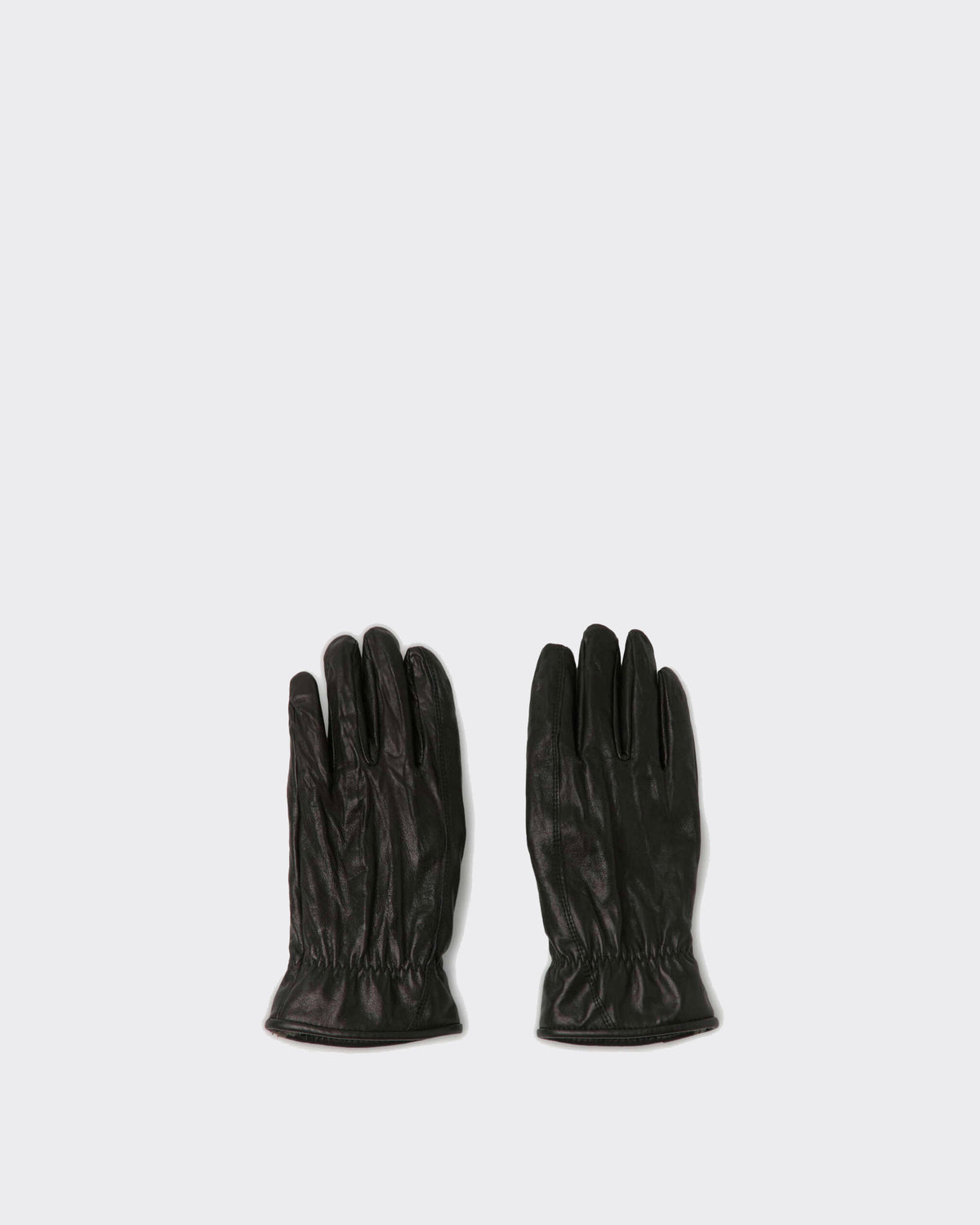 Guanti Vegetable Plated Washed Neri
