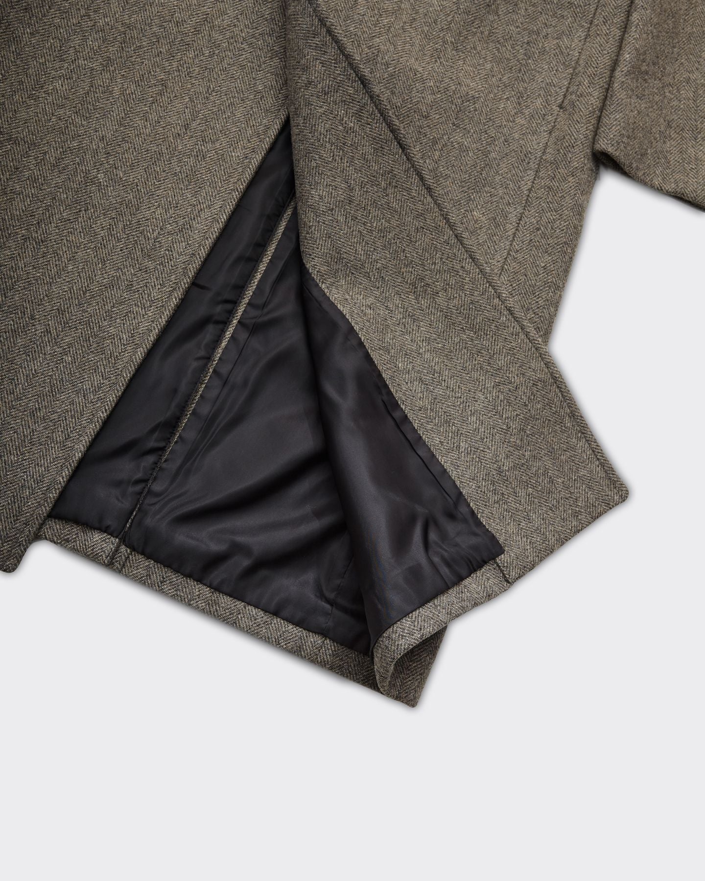 Cappotto HERRINGBONE WOOL TAILORED BEIGE/GRIGIO