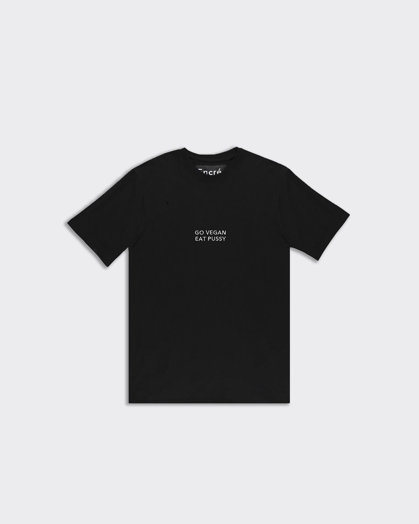 Go Vegan T-Shirt Black