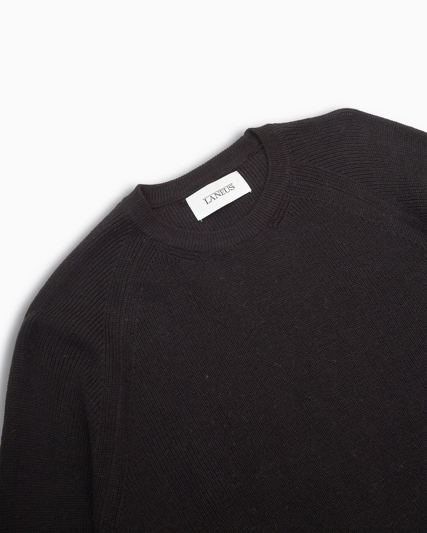 Crewneck Knitted Sweater Black