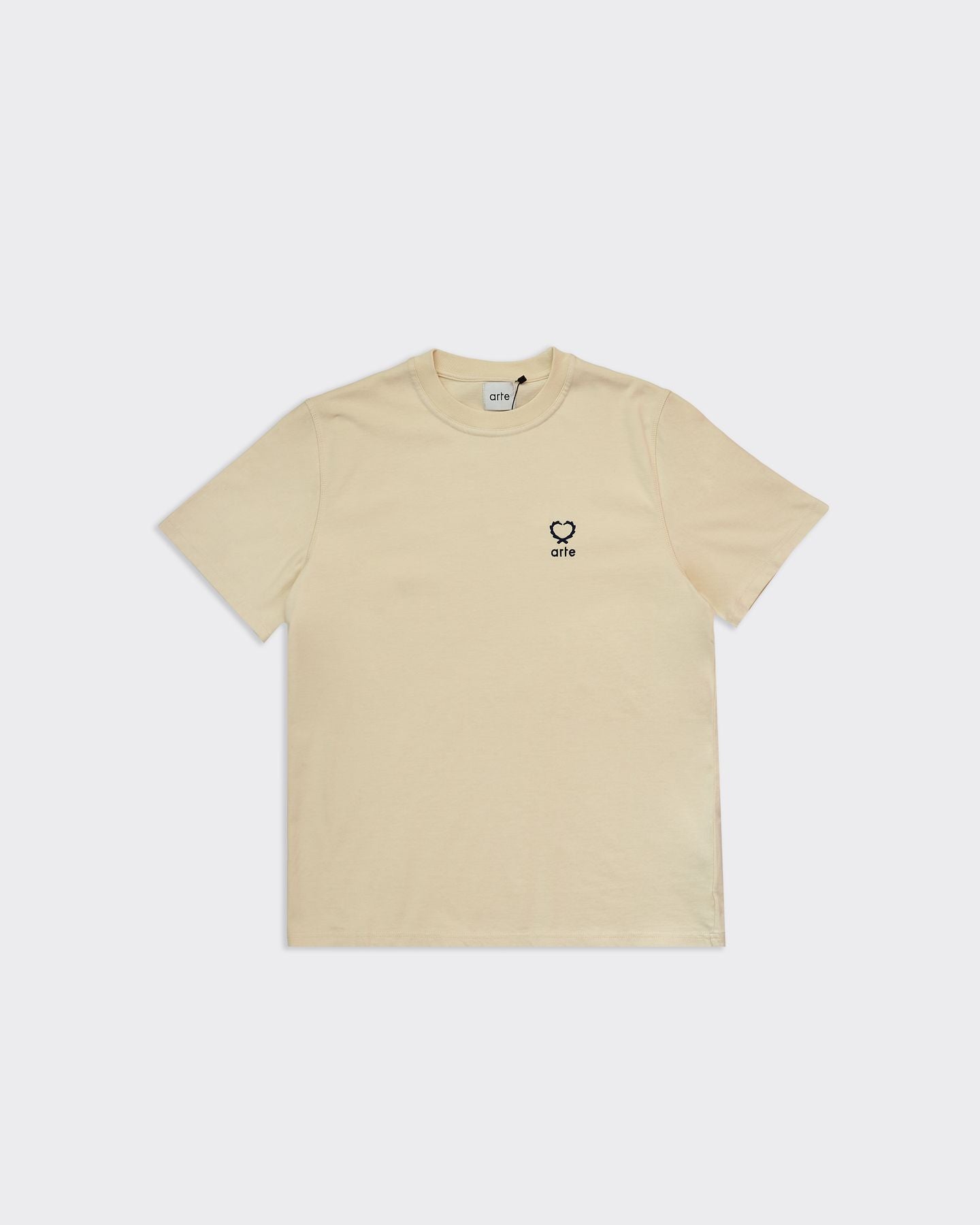 Teo Small Heart Cream T-Shirt