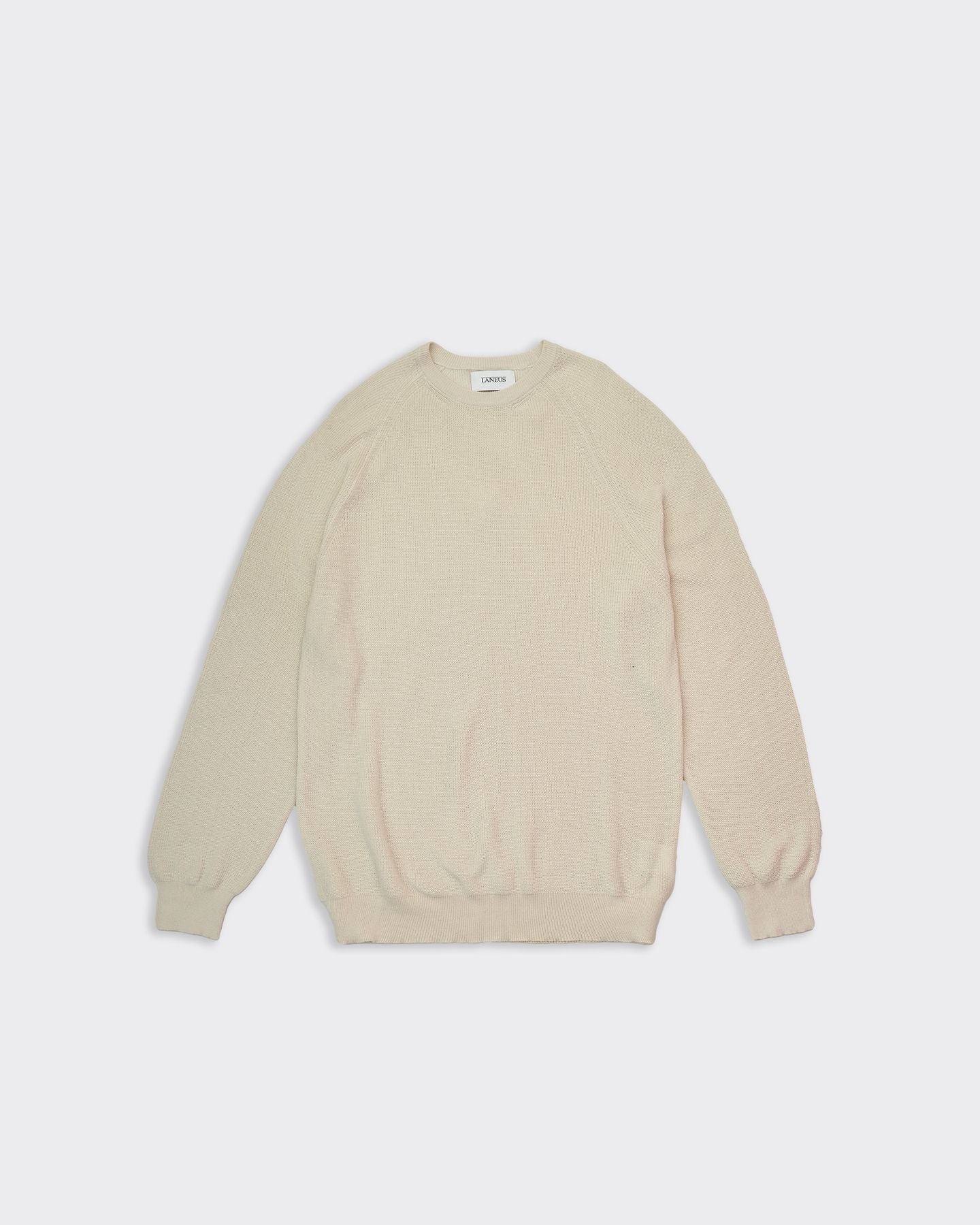 Crewneck Knitted Sweater Beige