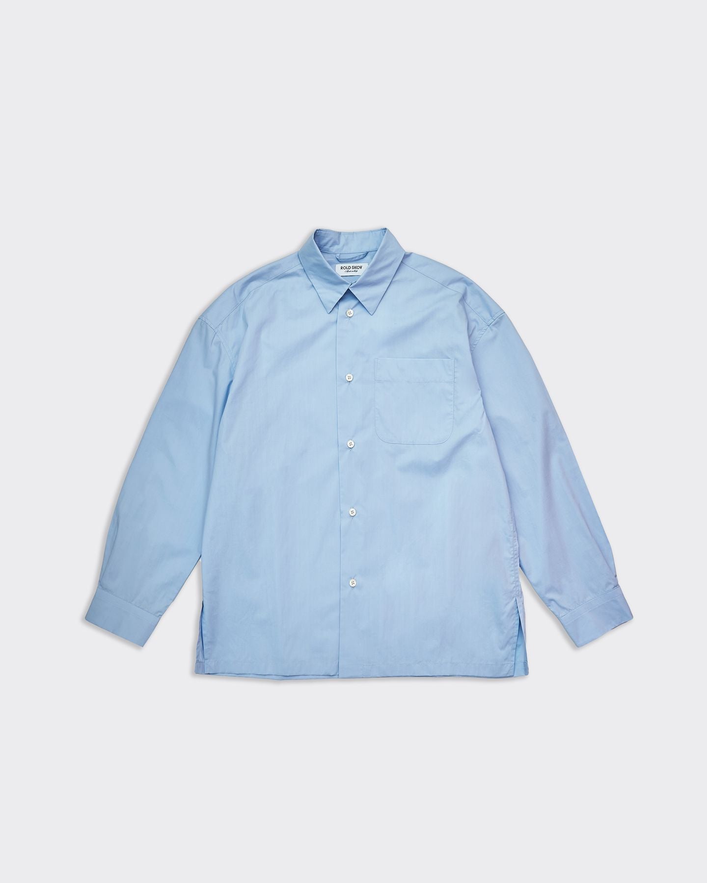 Blue Slit Shirt