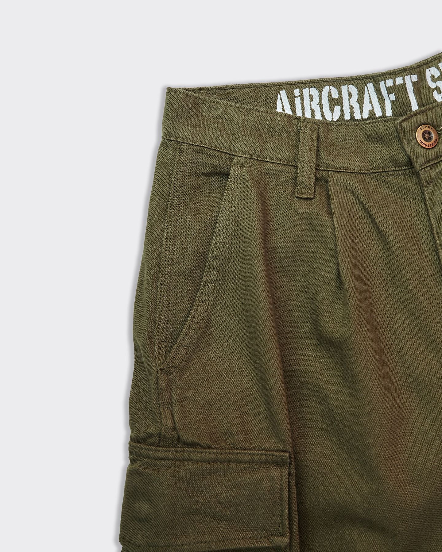 Cargo Aircraft Dark Olive Shorts