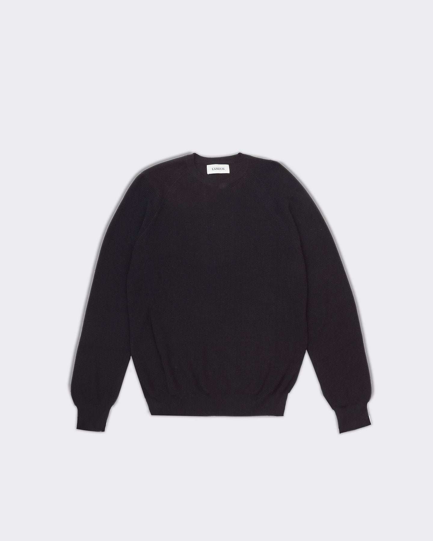 Crewneck Knitted Sweater Black