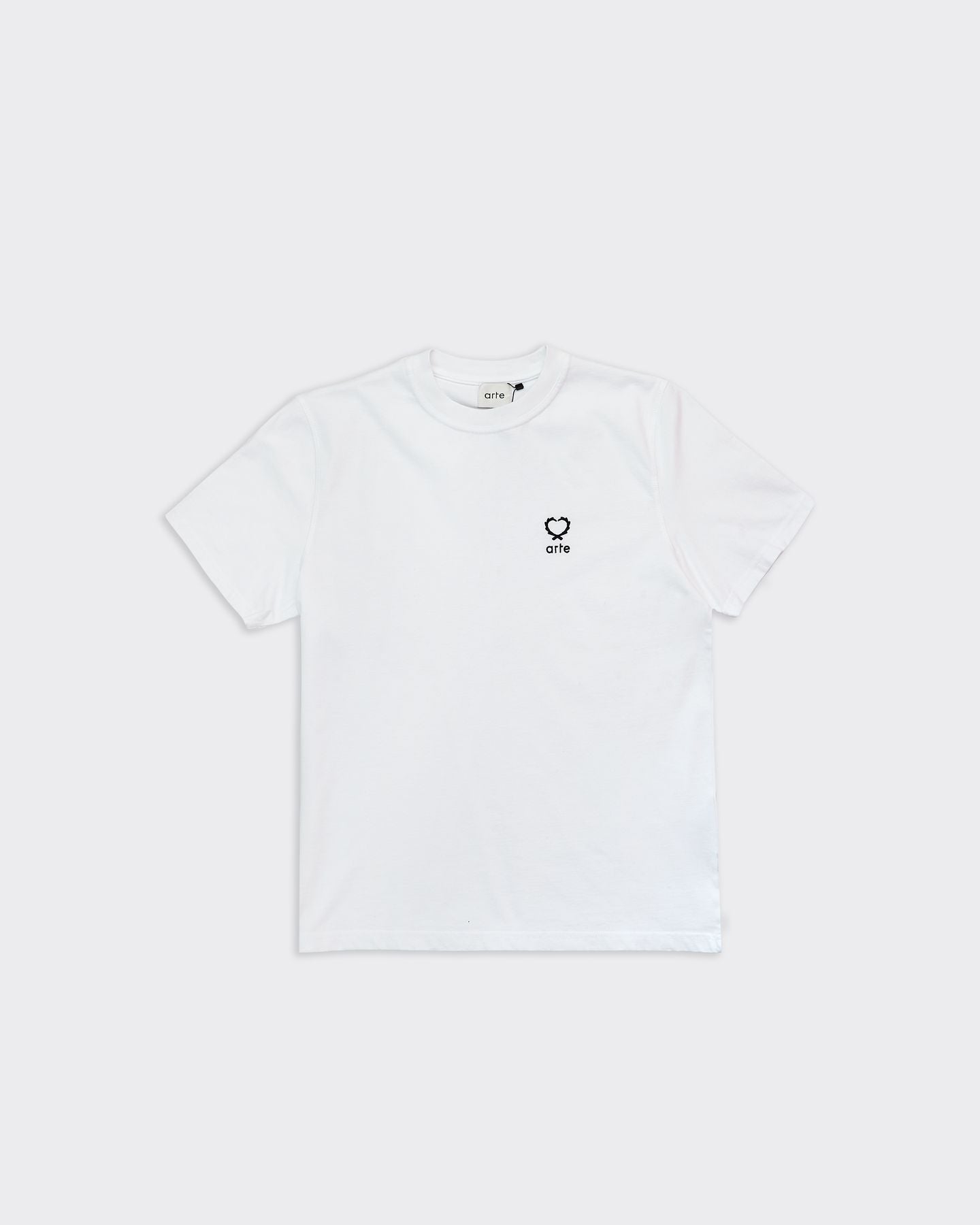 Teo Small Heart T-Shirt White